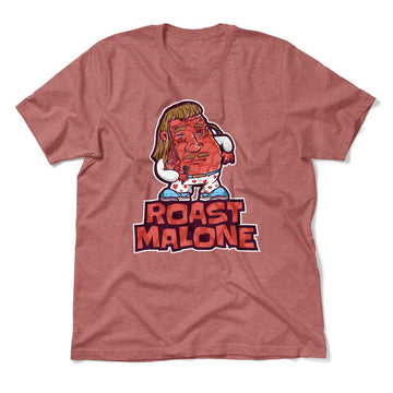Roast Malone Men/Unisex T-Shirt in Heather Mauve color